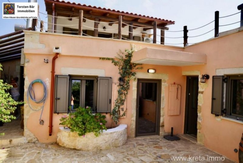 Melidoni Apocoronas Kreta, Melidoni, renoviertes Dorfhaus mit Innenhofgarten Haus kaufen